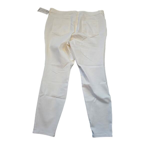 Athleta White Sculptek Ultra Skinny‎ Denim Jeans Plus Size 24W 20W New! - Picture 3 of 7